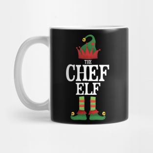 Chef Elf Matching Family Group Christmas Party Pajamas Mug